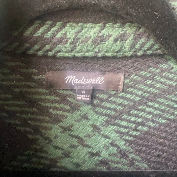 Madewell Flannel Boxy Shirt Jacket in Plaid - S - Picture 3 of 5